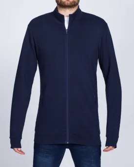 2t Tall Zip Up Top (navy)