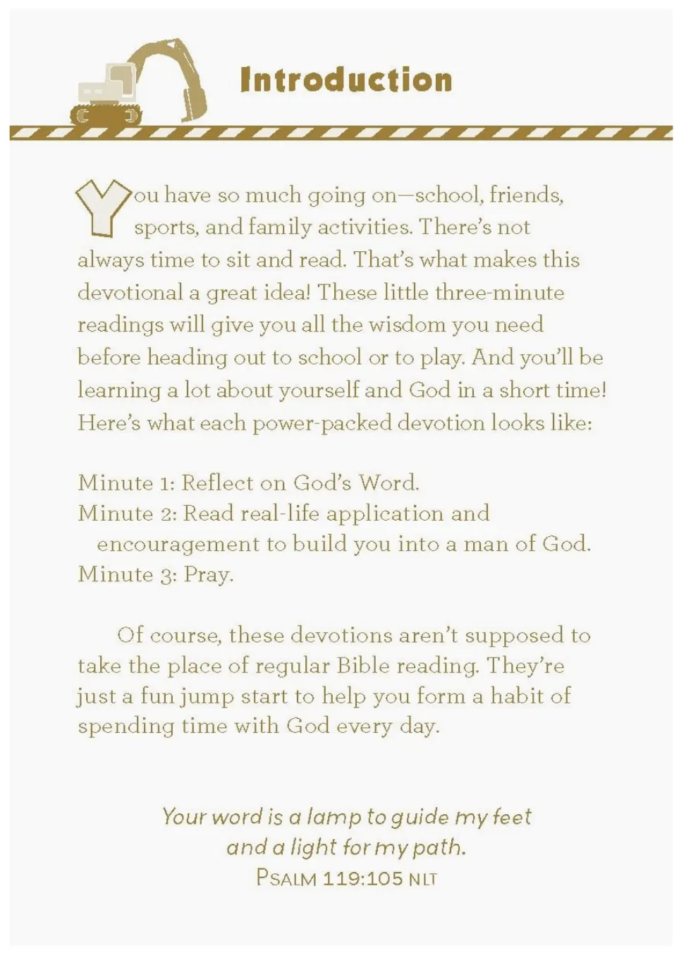 3 - Minute Devotions For Boys