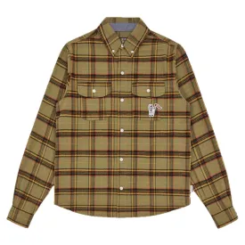 Billionaire Boys Club Green Check Shirt