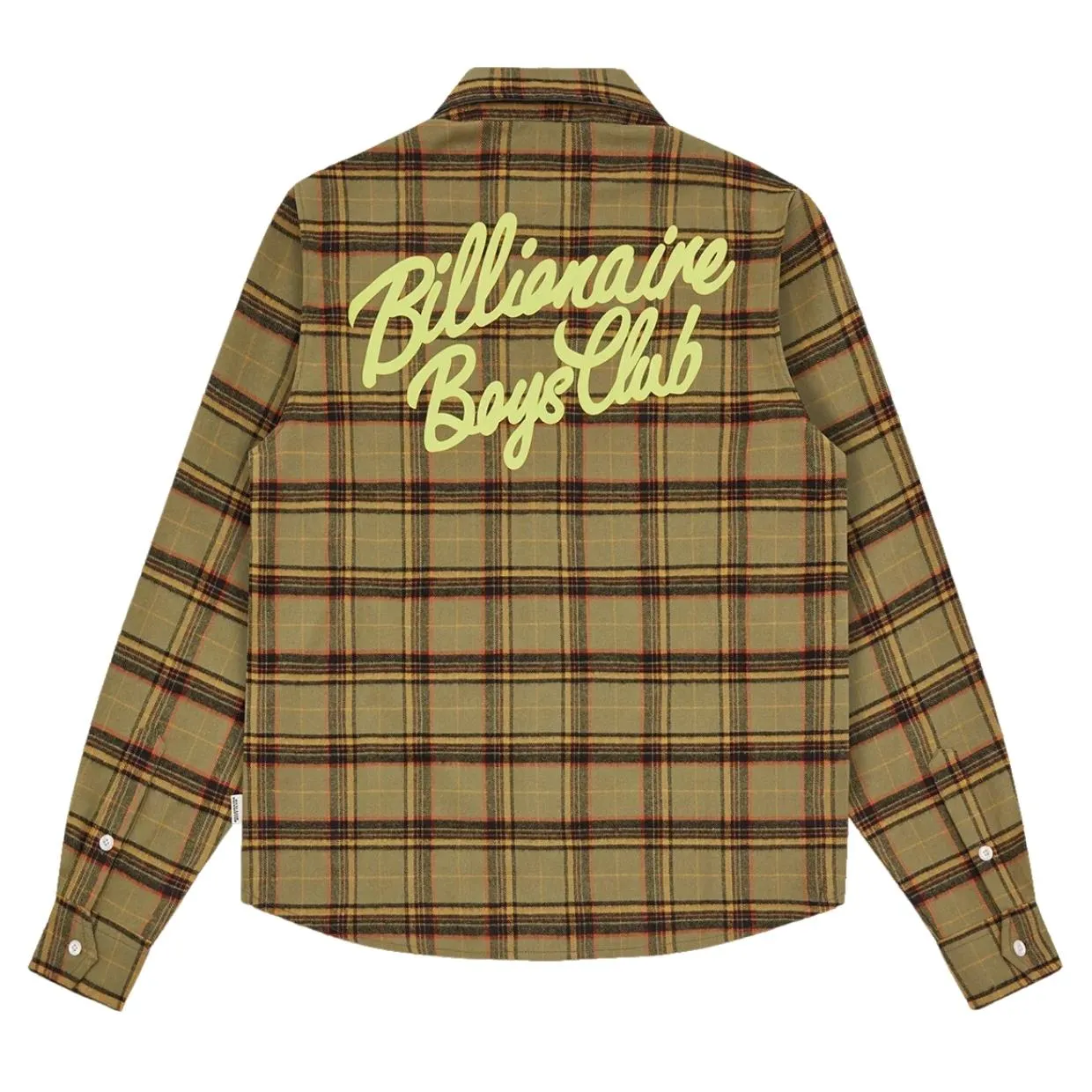 Billionaire Boys Club Green Check Shirt