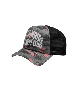 CAMO ARCH LOGO TRUCKER CAP - GREY