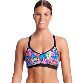 Funkita - Club Tropo - Ladies Activewear Bondage Crop Top