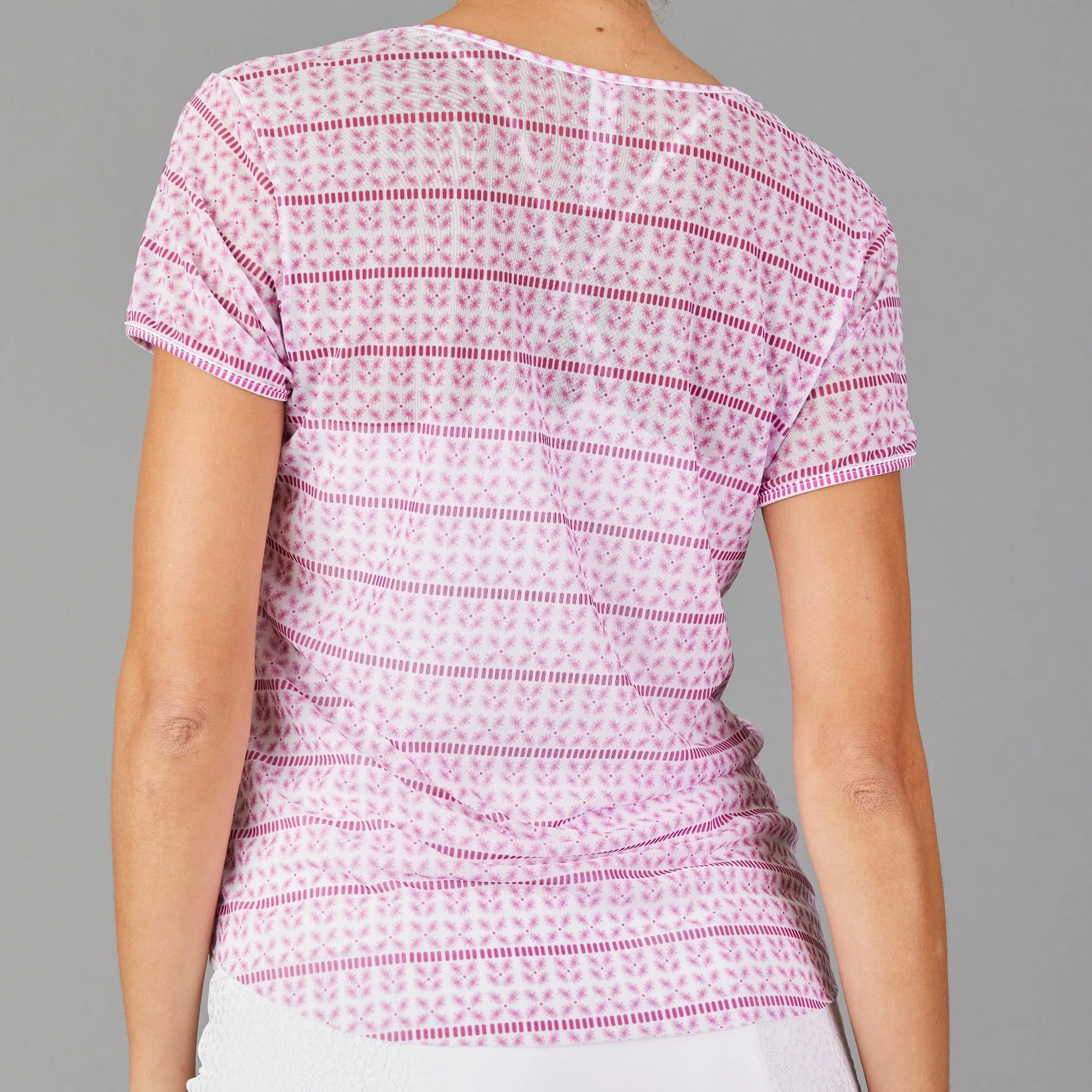 Meadow LE Mesh Layering Tee (print)