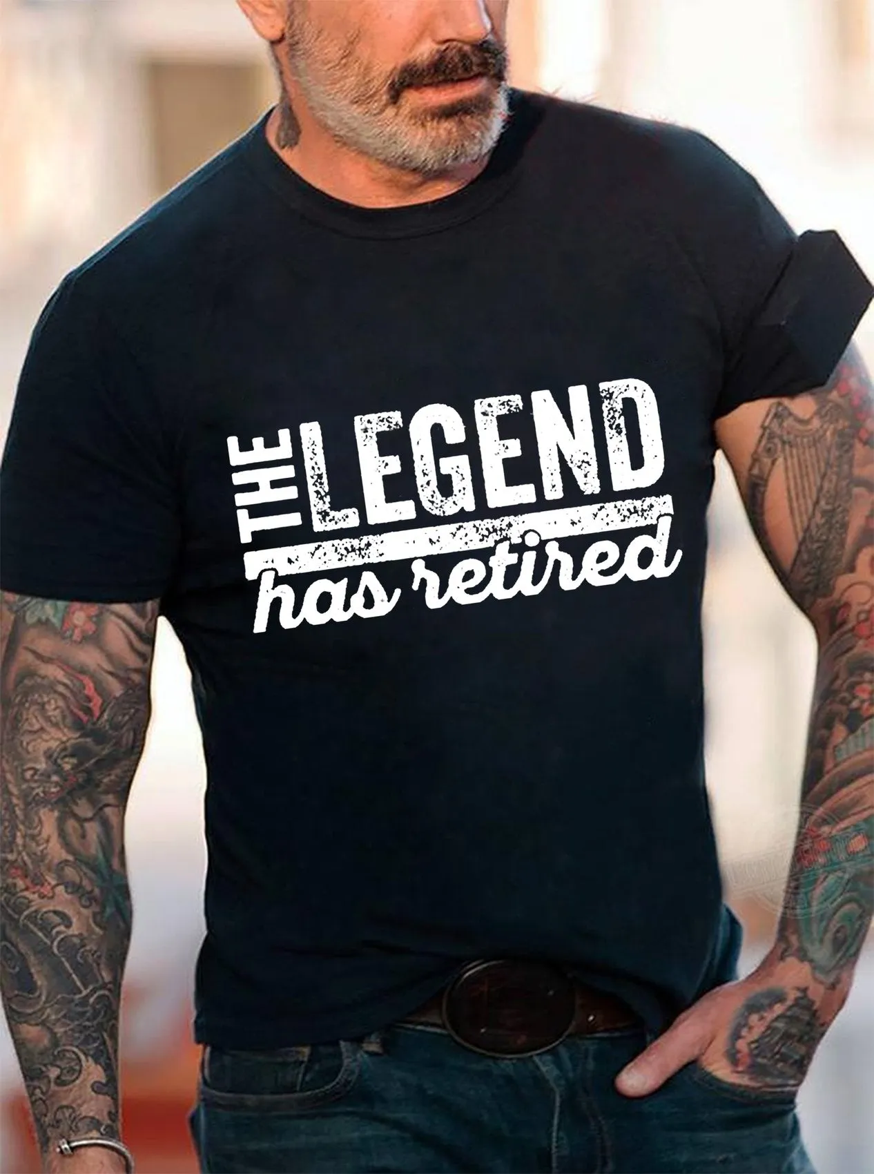 Men The Legend Has Retired Tee