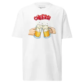 Men’s Two Beers Cheers Concept Graphic Tee