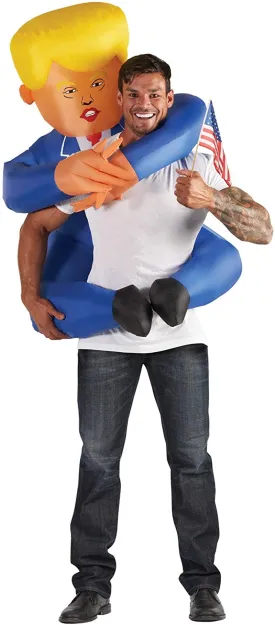 Morph Inflatable Presidential Hugger Mugger Costume for Adults