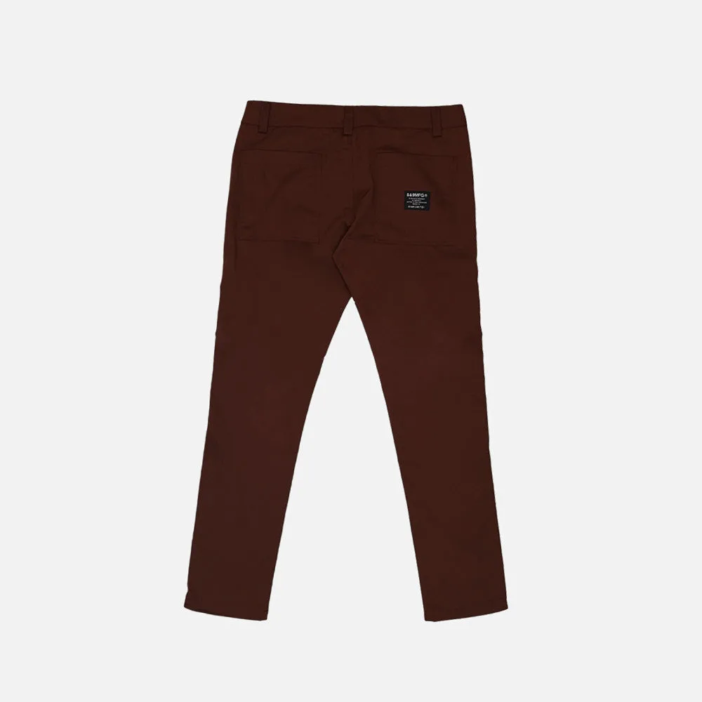 No Worries Work Pant Brown