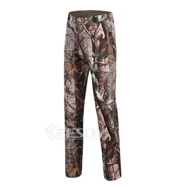 Shark Skin Softshell Tactical Military Camouflage Pants Men