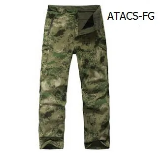 Shark Skin Softshell Tactical Military Camouflage Pants Men