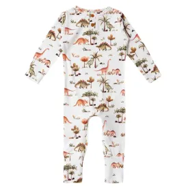 Snuggle Hunny Growsuit - Dino Organic