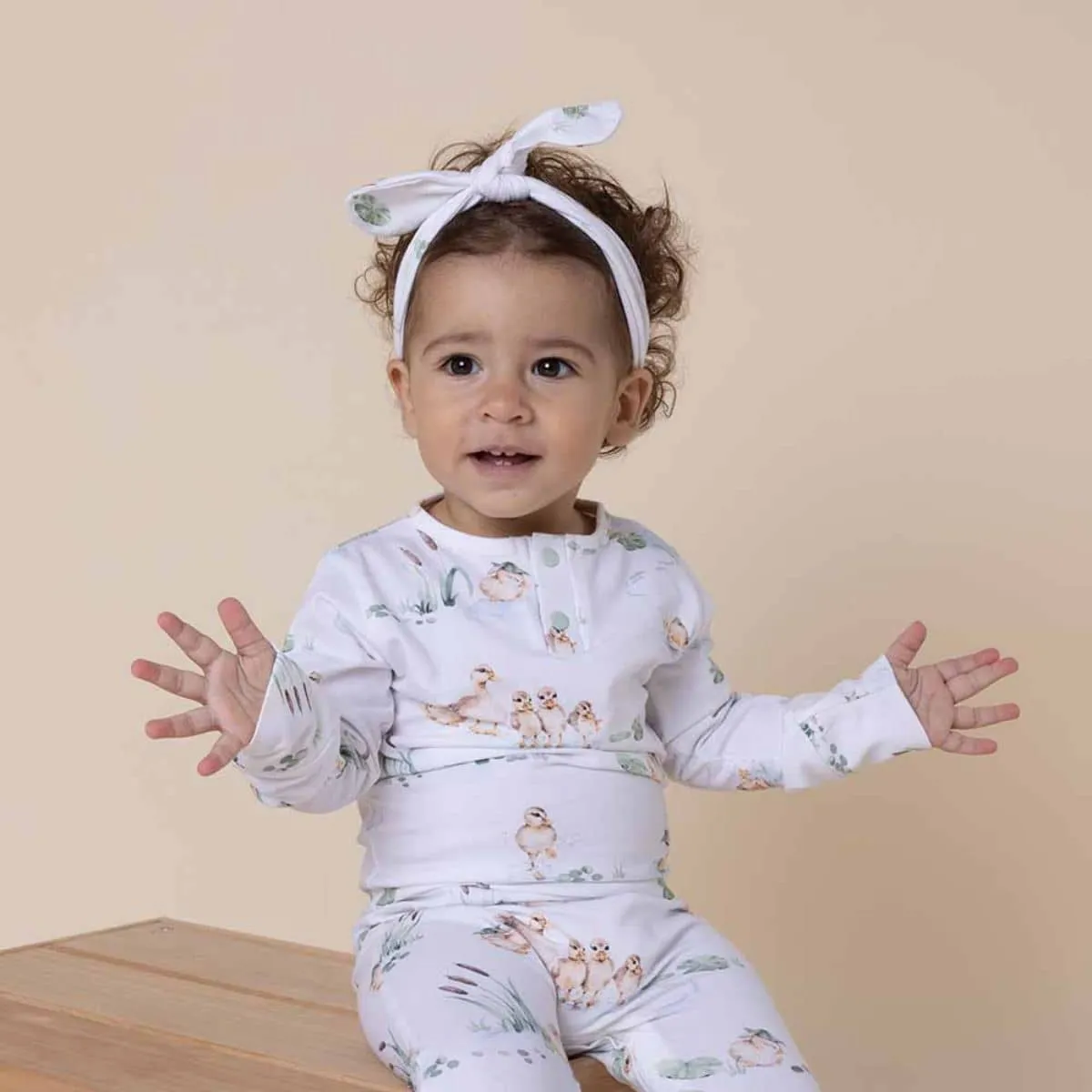 Snuggle Hunny Growsuit - Duck Pond Organic