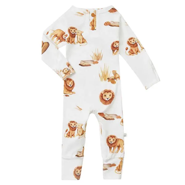 Snuggle Hunny Growsuit - Lion Organic