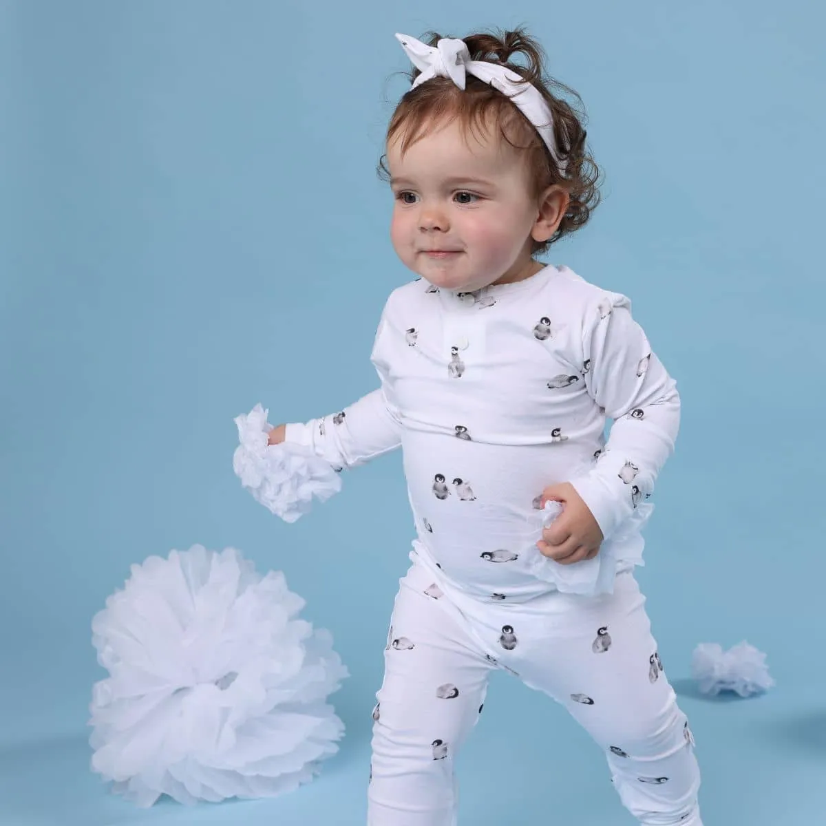 Snuggle Hunny Growsuit - Penguin Organic