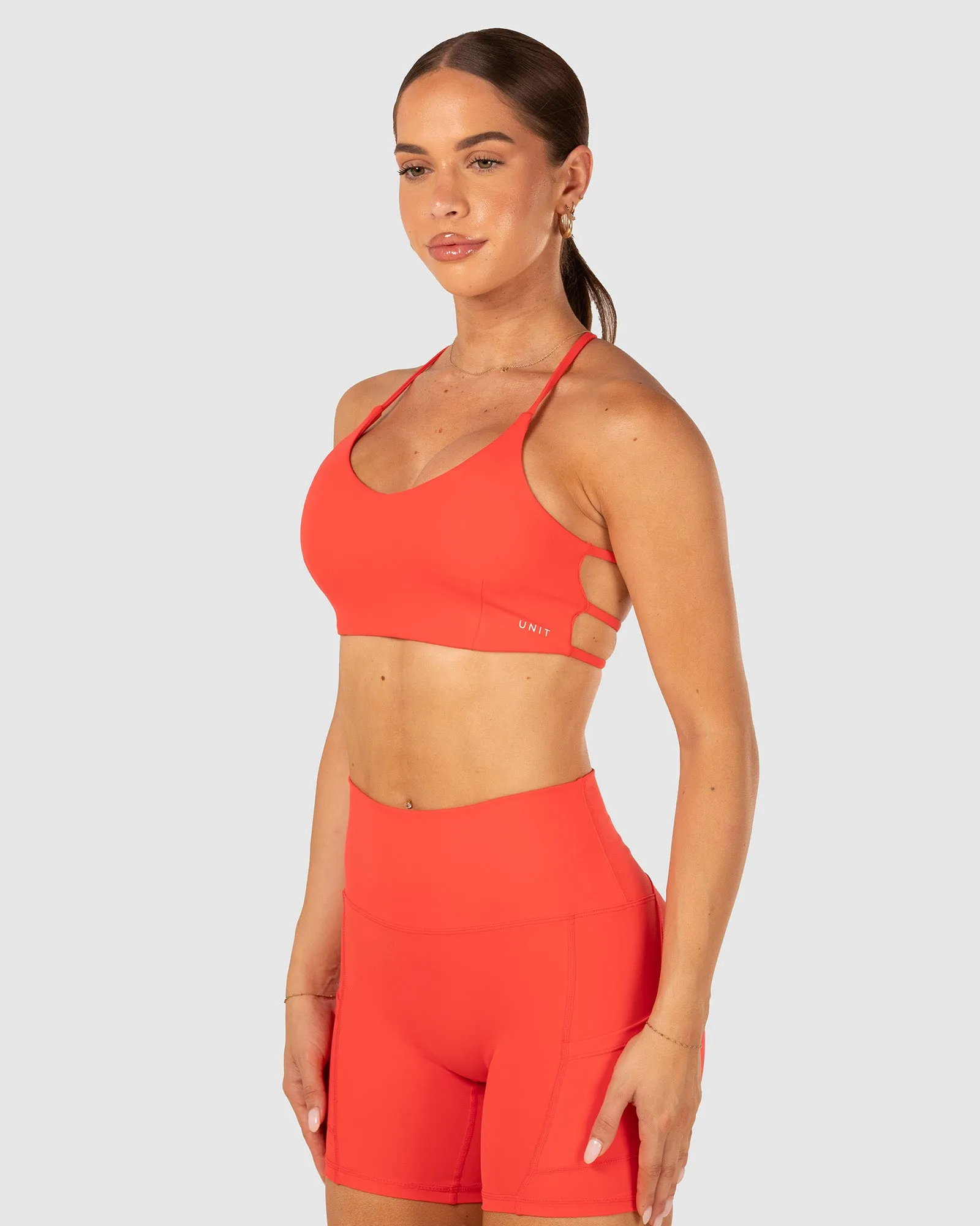 UNIT Ladies Flow Strap Activewear Sports Bra